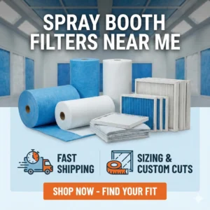 Spray Booth Filters Near Me Fast Shipping & Sizing